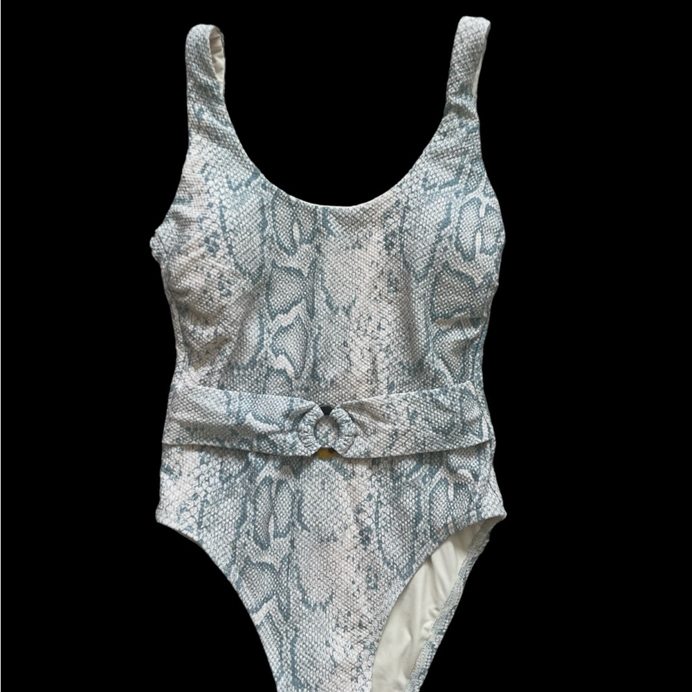 Gianni Binni One piece blue swimsuit